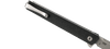 CRKT CEO Flipper Gentleman's Folding Knife - 3.352" Satin Plain Blade, Black GRN Handles