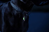 Glow Rhino Tritium Glow Fob - Matte Black Steel with Green Tritium
