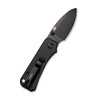 CIVIVI Knives Ben Petersen Baby Banter Folding Knife - 2.34" Nitro-V Black Stonewashed Blade, Black G10 Handles