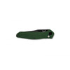 Benchmade 9400BK Osborne AUTO Folding Knife - 3.4" S30V Black Plain Blade, Green Aluminum Handles