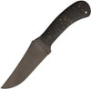 Winkler Knives 009 Belt Knife 4.5" Plain Blade Black Rubber Handle - WK009