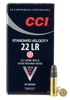 CCI Standard Velocity 22 LR 40 gr Lead Round Nose (LRN) - 500 Round Value Pack