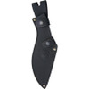 Condor Tool & Knife Heavy Duty Kukri Knife Fixed 10.01" 1075 Carbon Steel Blade, Walnut Wood Handles, Welted Leather Sheath