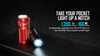 Olight Baton 3 Rechargeable Flashlight w/ Portable Charging Case - Premium Edition - 1200 Lumens, 166 Meter Beam, Black
