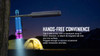 Olight Baton 3 Rechargeable Flashlight - 1200 Lumens, 166 Meter Beam, Black