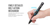 Olight OPen 2 Pen with Integrated LED Flashlight - Black, 120 Max Lumens - O-Pen 2