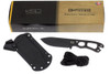 KA-BAR BK11 Becker Necker Neck Knife - 3.25" 1095 Cro-Van Carbon Steel Blade, Kydex Sheath