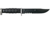 KA-BAR 1282 D2 Extreme Fighting Knife - 7" Combo Blade, Kraton G Handle, Kydex Sheath