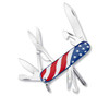 Victorinox Swiss Army Super Tinker Multi-Tool Knife - USA Flag Edition, 14 Total Tools