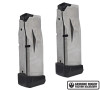 Ruger MAX-9 12 Round  Magazine Value 2 Pack - 9MM, 12 Rounds, Fits Ruger MAX-9, Steel, Silver