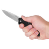 Kershaw 1830 Oso Sweet Assisted Flipper Knife - 3.1" Satin Plain Blade, Black GFN Handles