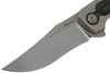 Reate Knives Coyote Flipper Knife - 3.25" M390 Two-Tone Blade, Titanium Handles with Wave Carbon Fiber Inlays