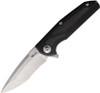Reate Knives K-4 Flipper - 3.75" M390 Compound Tanto Blade, Black PVD Titanium Handles with Carbon Fiber Inlays