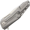 Reate Knives K-3 Flipper - 3.875" CTS-204P Compound Tanto Blade, Titanium Handles with Carbon Fiber Inlays