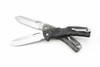 Strike Industries K1-TP Folding Knife - 3.51" AUS8 Stainless Steel Blade, Smoke Polymer w/Anti-Slip Texture Handle