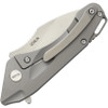 Bestech Knives Goblin Flipper Knife - 2" S35VN Sheepsfoot Blade, Milled Titanium Handles