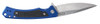 Case Marilla Flipper Knife  - 3.4" CPM-S35VN Stonewashed Drop Point Blade, Blue Anodized Aluminum Handles w/ Black G10 Inlays