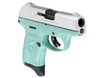 Ruger 13200 EC9s 9mm Luger 3.12" 7+1 Turquoise Aluminum Cerakote Steel Slide Turquoise Polymer Grip