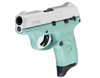 Ruger 13200 EC9s 9mm Luger 3.12" 7+1 Turquoise Aluminum Cerakote Steel Slide Turquoise Polymer Grip