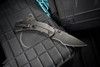 Bastinelli Creations Alpha 1 Folding Knife - 3.75" M390 Blackwash Blade, 3D Machined Black G10 and Titanium Handles