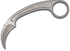 Bastinelli Creations PiKa Karambit Fixed Blade Knife - 1.65" N690Co Stonewashed Hawkbill, Pinky Ring, Kydex Sheath