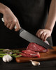 Xin Cutlery XinCore 8.5" 14C28N Sandvik Steel Chef Knife - Sculpted White G10 Handle