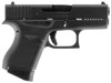 Glock UI4350201 G43 Subcompact 9mm Luger 3.41" 6+1 Black Steel Slide Black Polymer with Aggressive Texture Grip Fixed Sights