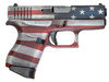 Glock UI4350204CKUSA G43 Subcompact 9mm Luger 3.41" 6+1 American Flag Cerakote Steel Slide American Flag Polymer Grip Fixed Sights