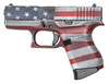 Glock UI4350201CKFLAG G43 Subcompact 9mm Luger 3.41" 6+1 American Flag Cerakote Steel Slide American Flag Polymer Grip Fixed Sights