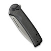 CIVIVI Conspirator Button Lock Flipper Knife - 3.48" Nitro-V Stonewashed Drop Point Blade, Black Micarta Handles