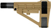 SB Tactical SBA4 Brace Synthetic Black 5-Position Adjustable for AR-Platform (Tube Not Included)