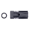 LBE Unlimited ARFH-REV Flash Hider - 223 Remington/556NATO, 1/2x28 Thread Pattern, Matte Finish, Black