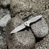 Terrain 365 Mako Flipper-AT Folding Knife - 3.125" Terravantium Clip Point Blade, 6AL-4V Titanium Handles