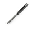 Terrain 365 Otter Slip Flip-AT CF - Double Detent Flipper - 3" Terravantium Clip Point Blade, Carbon Fiber Handles, Titanium Liners, Pocket Clip