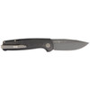 SOG Terminus SJ LTE Knife - 2.95" Graphite TiNi S35VN Clip Point Blade, Carbon Fiber Handles - Slip Joint