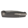 SOG Terminus SJ LTE Knife - 2.95" Graphite TiNi S35VN Clip Point Blade, Carbon Fiber Handles - Slip Joint