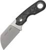 Viper Knives Berus 2 Fixed Blade Knife - 2.44" M390 Stonewashed Sheepsfoot Blade, Carbon Fiber Handles, Kydex Sheath