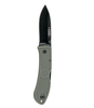 KA-BAR Dozier Hunter Foliage Green - 3" Black Blade, Foliage Green Zytel Handles