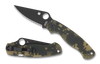 Spyderco Para Military 2 Folding Knife - 3.438" CPM-SS30V Black Plain Blade, Digital Camo Handles