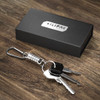 Silpac Titanium Keychain Magnet Connector- EDC Mag Beads (Silver Polished)