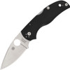 Spyderco Native 5 Folding Knife - 3" S30V Satin Plain Blade, Black G10 Handles