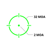 Holosun EPS CARRY Green Dot Sight - Fully Enclosed Emitter Micro Reflex - Multiple Reticle System