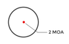 Holosun EPS CARRY 2 MOA Red Dot Sight - Fully Enclosed Emitter Micro Reflex