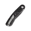 Kansept Knives Reverie Front Flipper - 2.92" CPM-S35VN Black Stonewashed Clip Point Blade, Carbon Fiber Handles and Black Titanium Bolsters