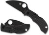 Spyderco Manbug Folding Knife - 1.97" VG10 Black TiCN Wharncliffe Blade, Black FRN Handles