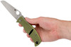 Spyderco Caribbean Salt Series Folding Knife - 3.7" LC200N Sheepsfoot Plain Blade, 3D Machined G10 Handles