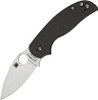 Spyderco Sage 5 Compression Lock Folding Knife - 3.03" S30V Satin Plain Blade, Carbon Fiber/G10 Laminate Handles