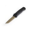 Benchmade Shootout OTF Knife - 3.51" CPM-CruWear Flat Earth Tanto Blade, Black CF-Elite Handles - 5370FE