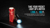 Olight Baton 3 Rechargeable Flashlight - Limited Edition Deep Sea Blue - 1200 Lumens, 166 Meter Beam