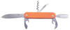 MKM Malga 6 Multi-Tool Folding Knife - 2.64" M390 Stonewashed Pen Blade, Orange G10 Handles